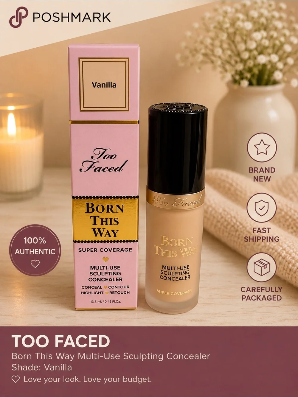 Too Faced Born This Way Multi-Use Sculpting Concealer - Vanilla